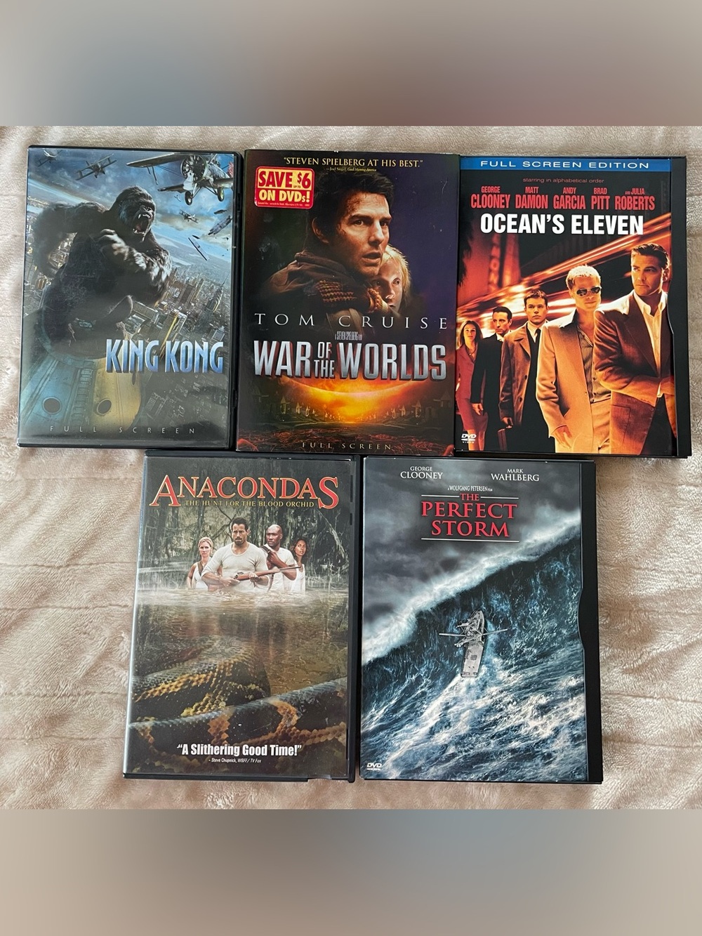 Lot Of 5 Various Action DVDS - Please See Photos.